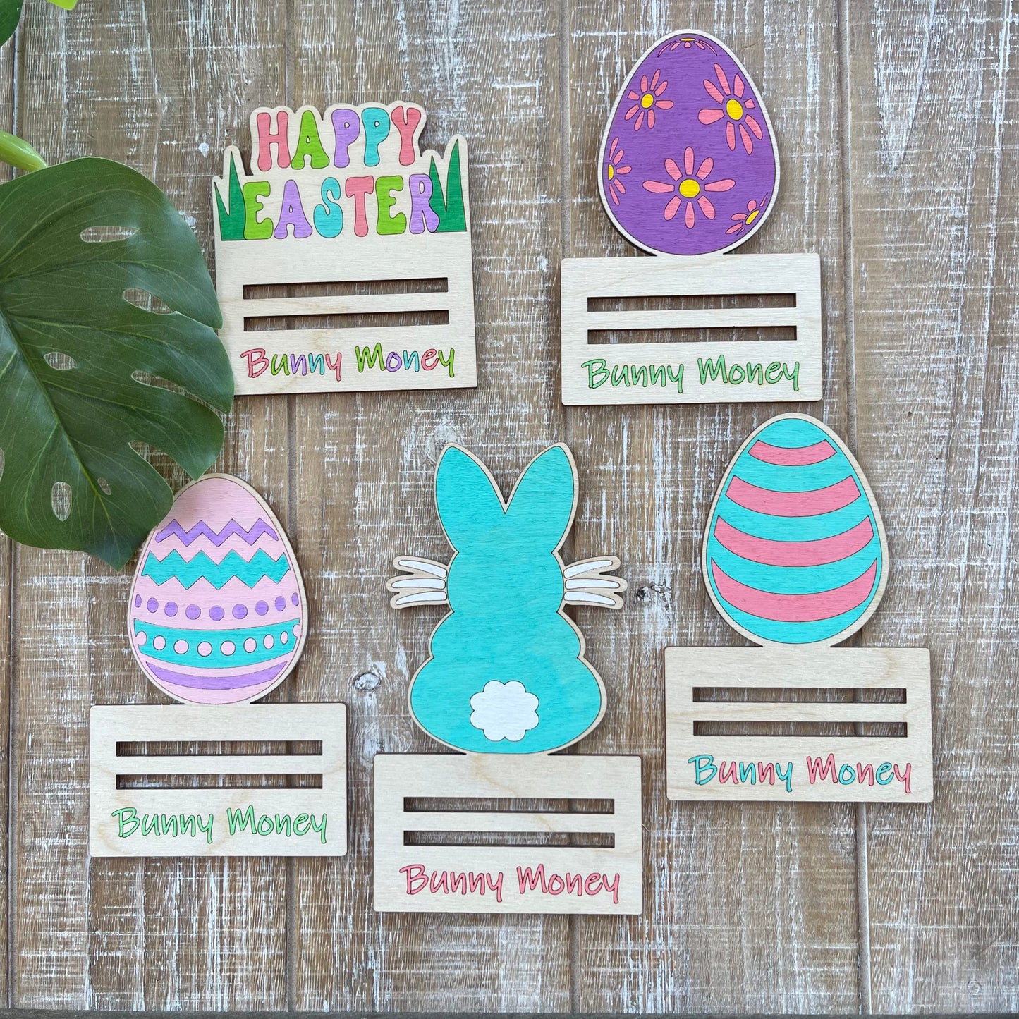 Easter Basket Bunny Money Holders