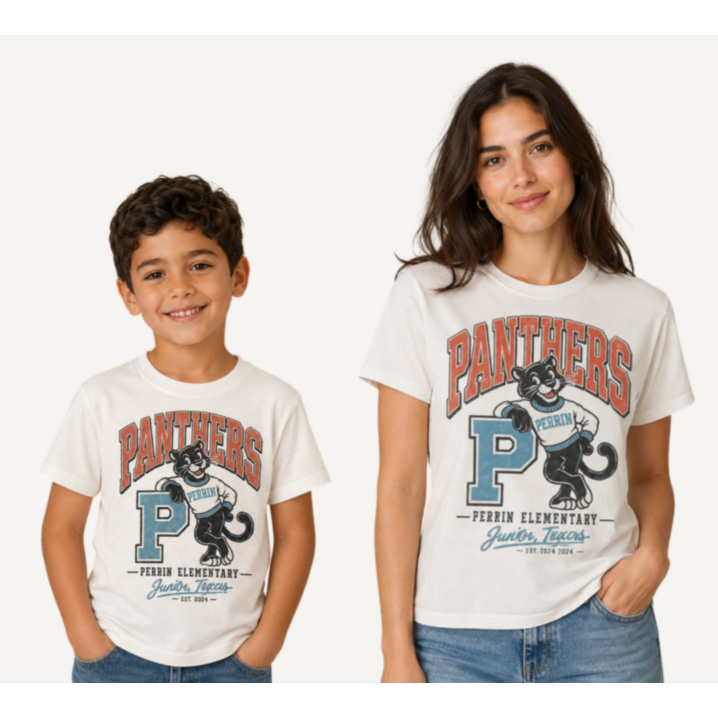 Varsity Panthers Tee | White