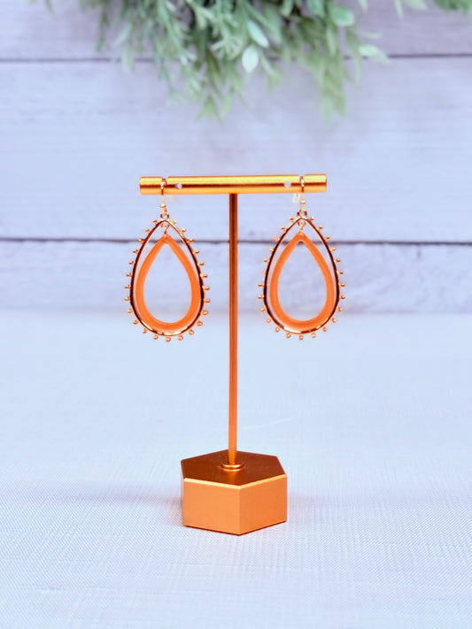 Blair Drops | Neutral Teardrop Statement Earrings