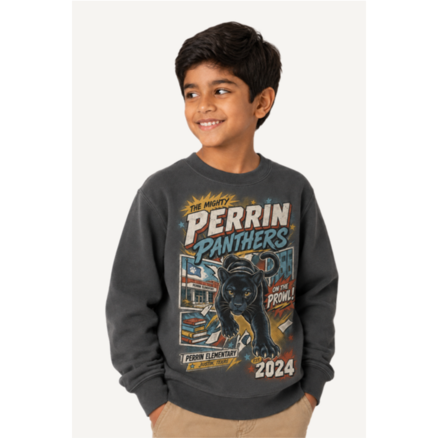 Mighty Panther Comic Sweatshirt
