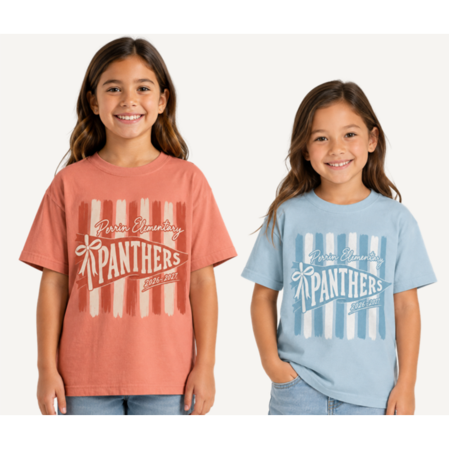 Vintage School Spirit Tee | Light Orange