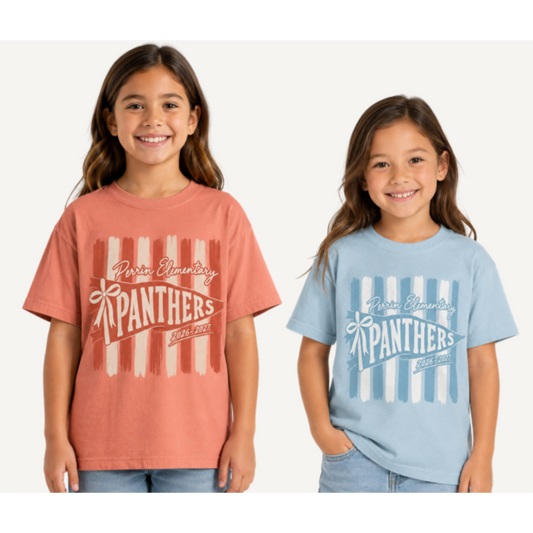 Vintage School Spirit Tee | Light Blue
