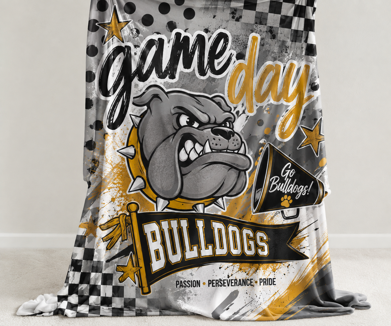 Bulldogs Bleachers Blanket • 50x60”