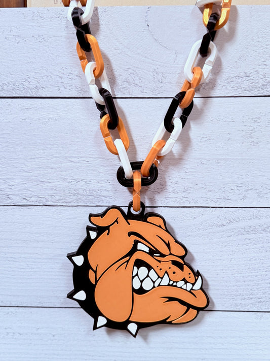 Bulldogs Spirit Statement Necklace
