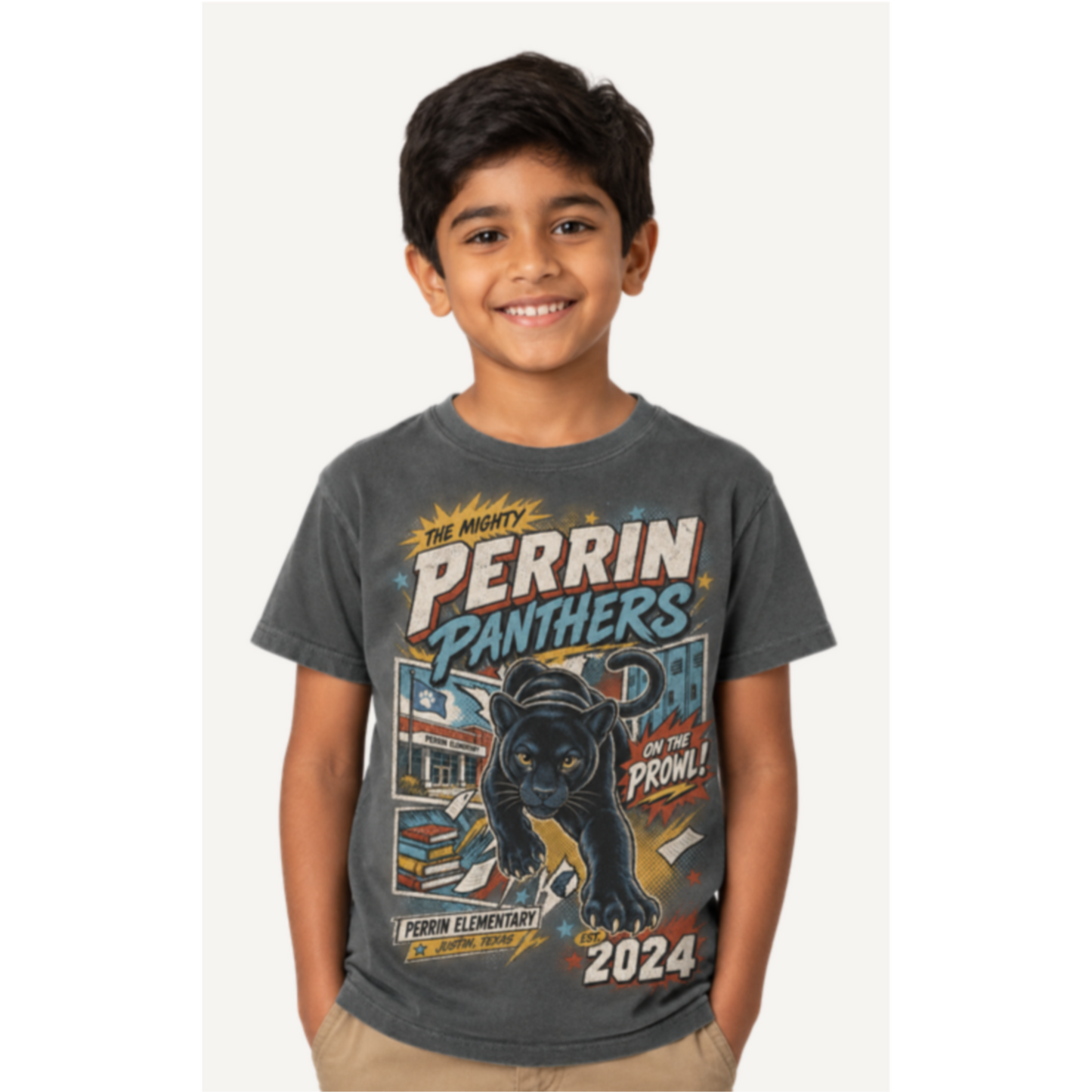 Mighty Panther Comic Tee