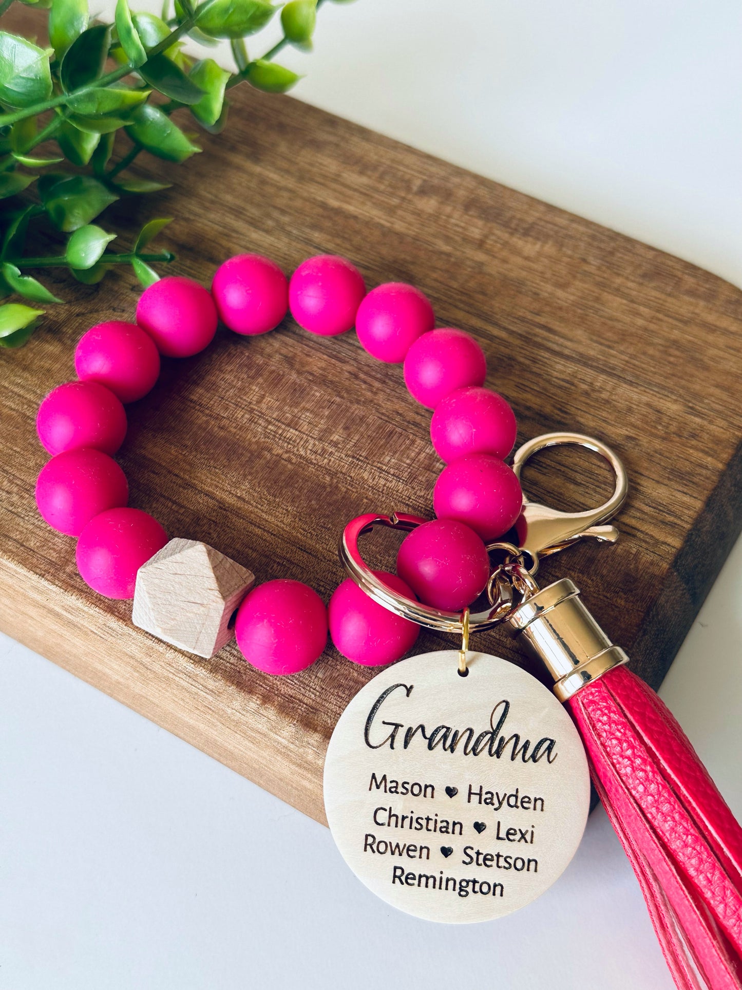 Silicone Wristlet Keychain