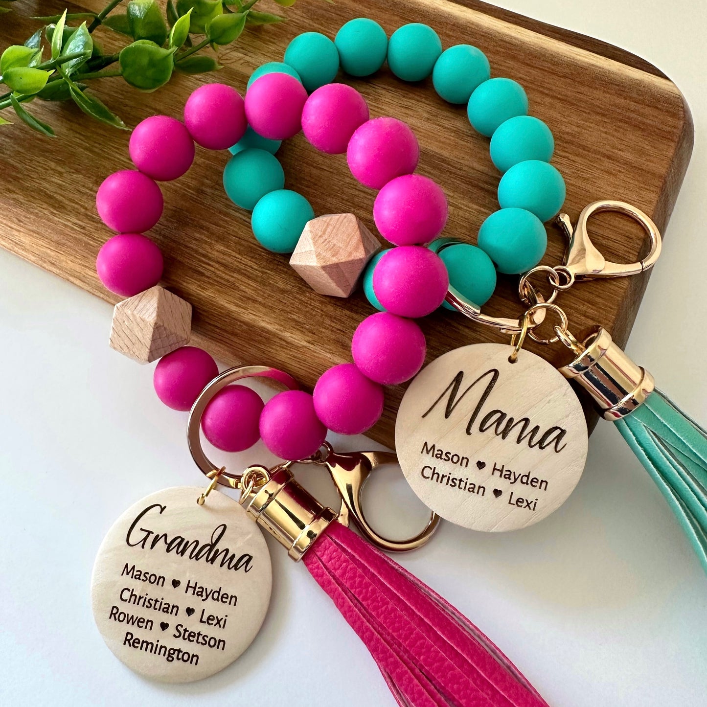 Silicone Wristlet Keychain