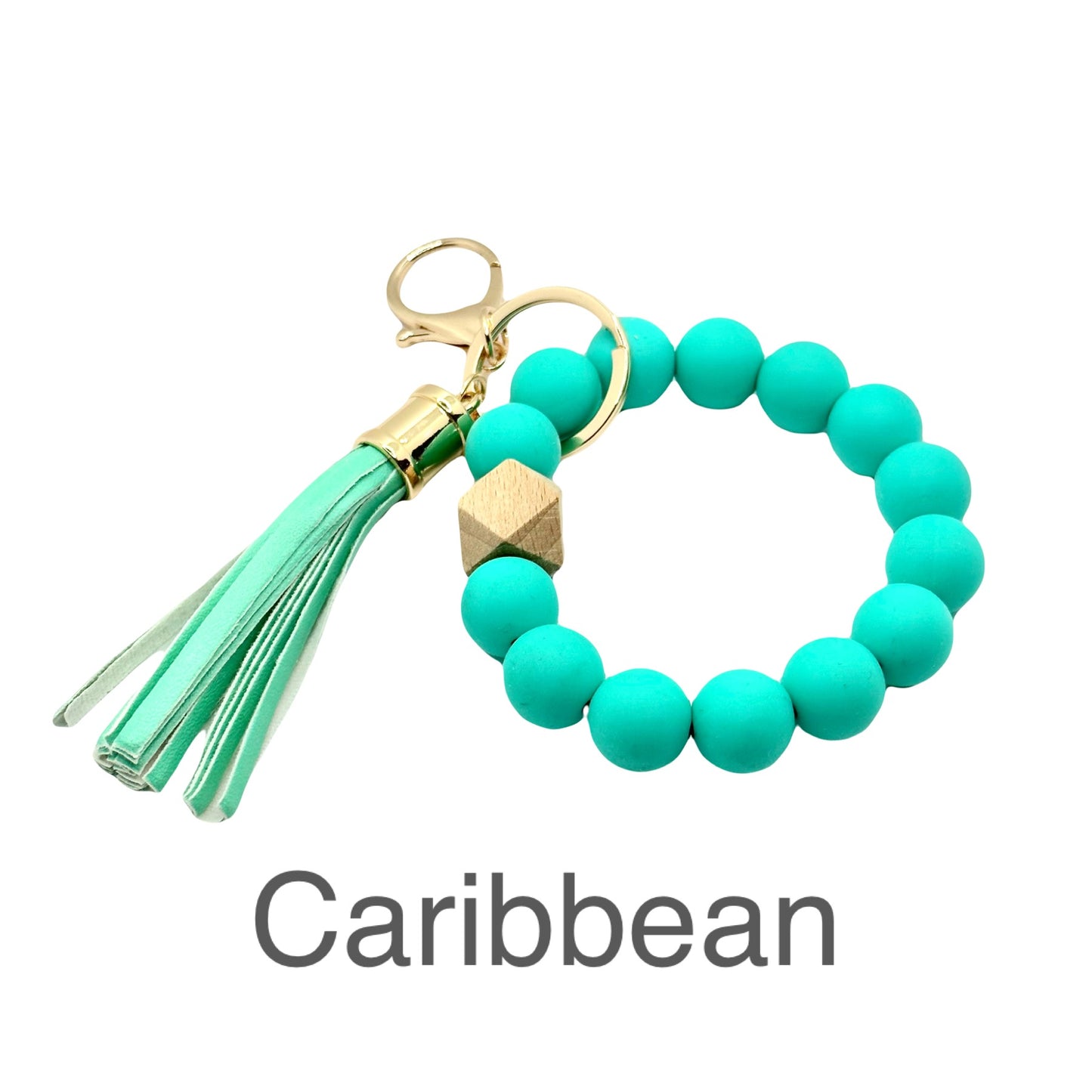 Silicone Wristlet Keychain