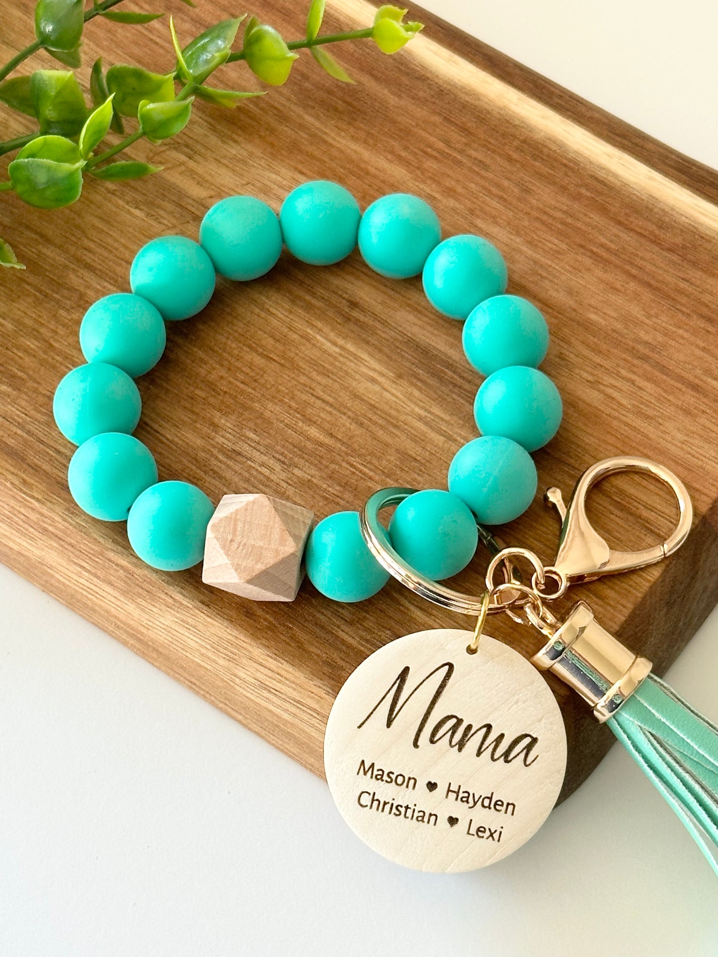 Silicone Wristlet Keychain