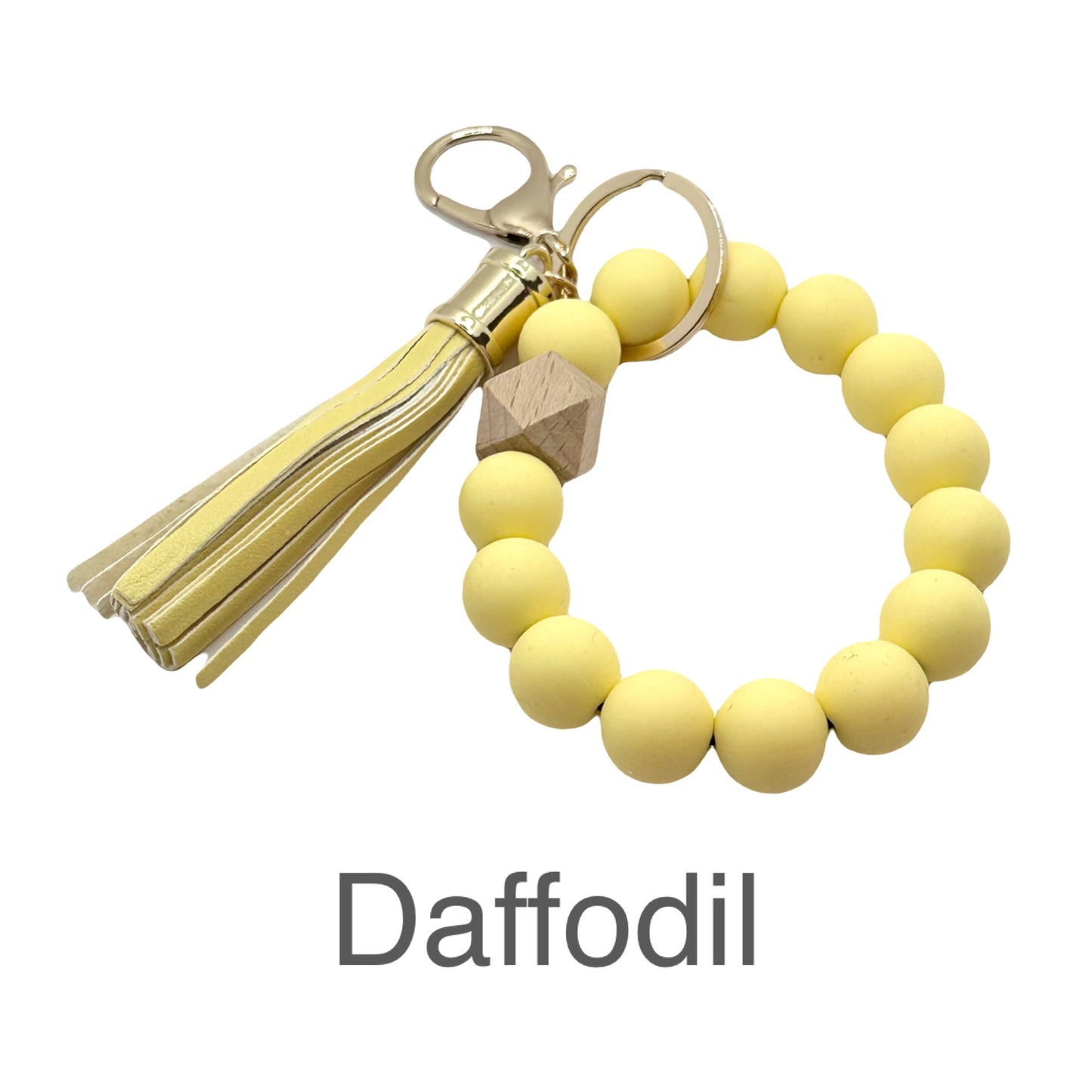 Silicone Wristlet Keychain