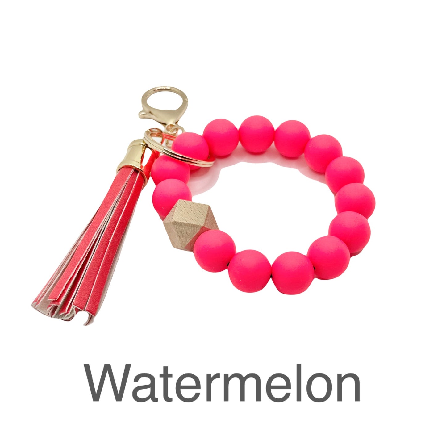 Silicone Wristlet Keychain