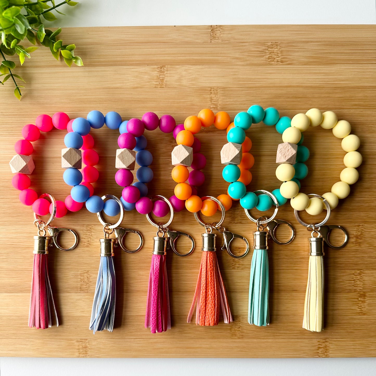 Silicone Wristlet Keychain
