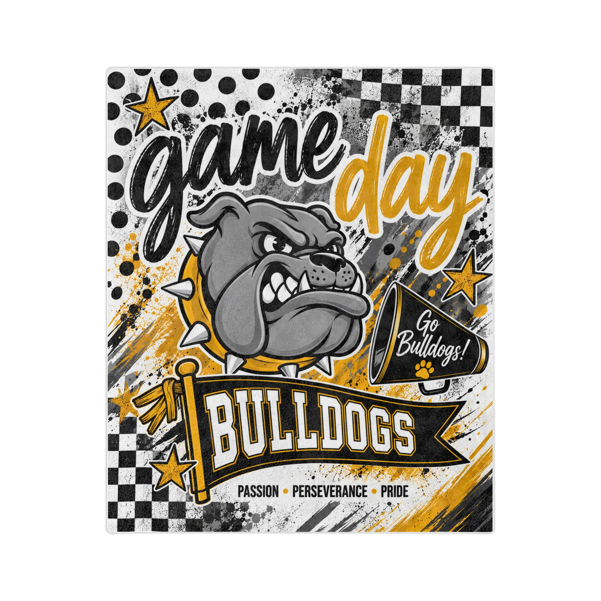 Bulldog Stadium Blanket