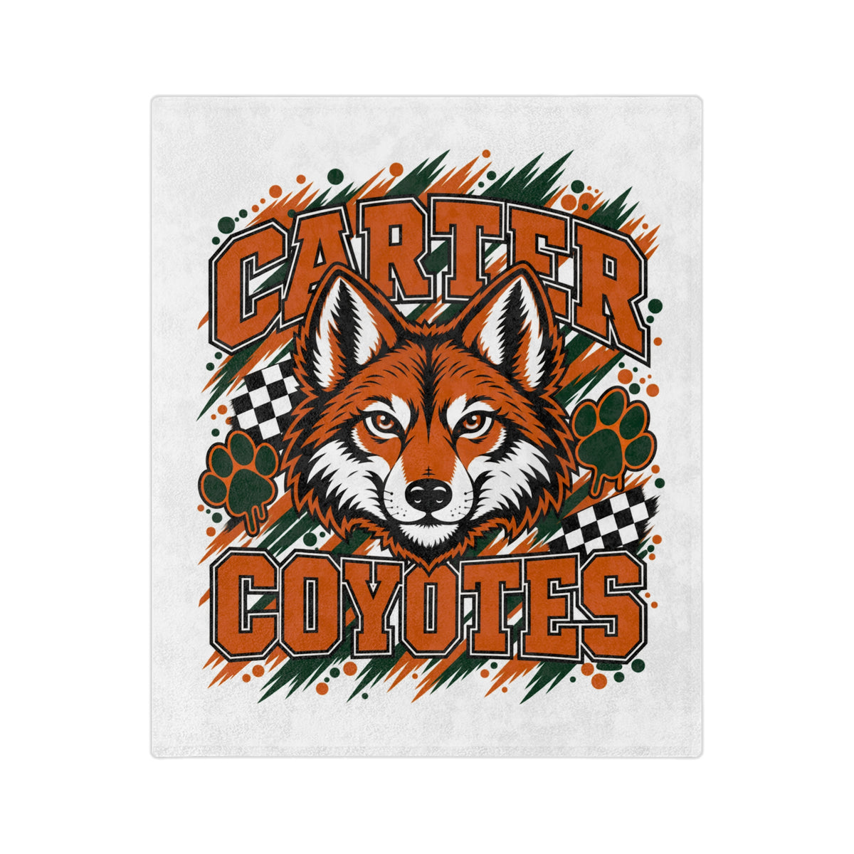 Carter Coyotes Super Soft Spirit Blanket | 50" x 60"