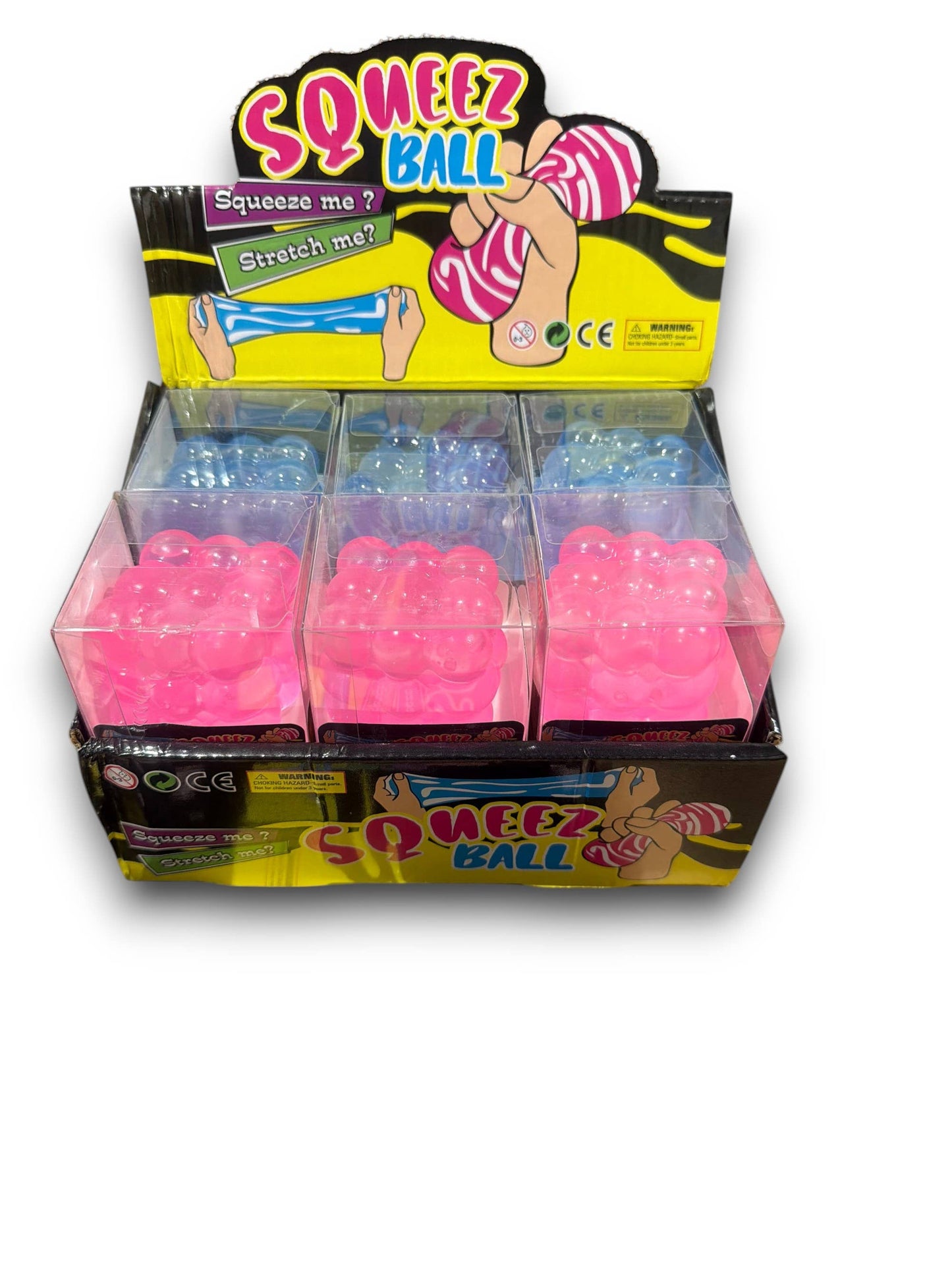 Squeez Ball Bubble Cube- 12 count