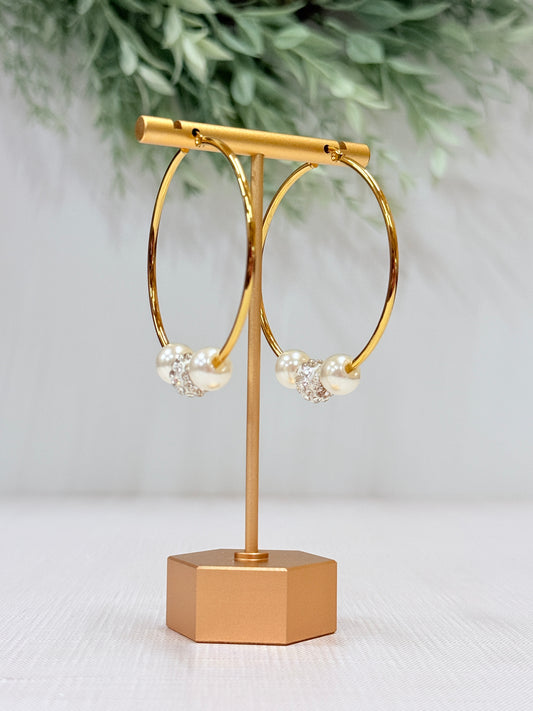 Vivian Pearl Hoop