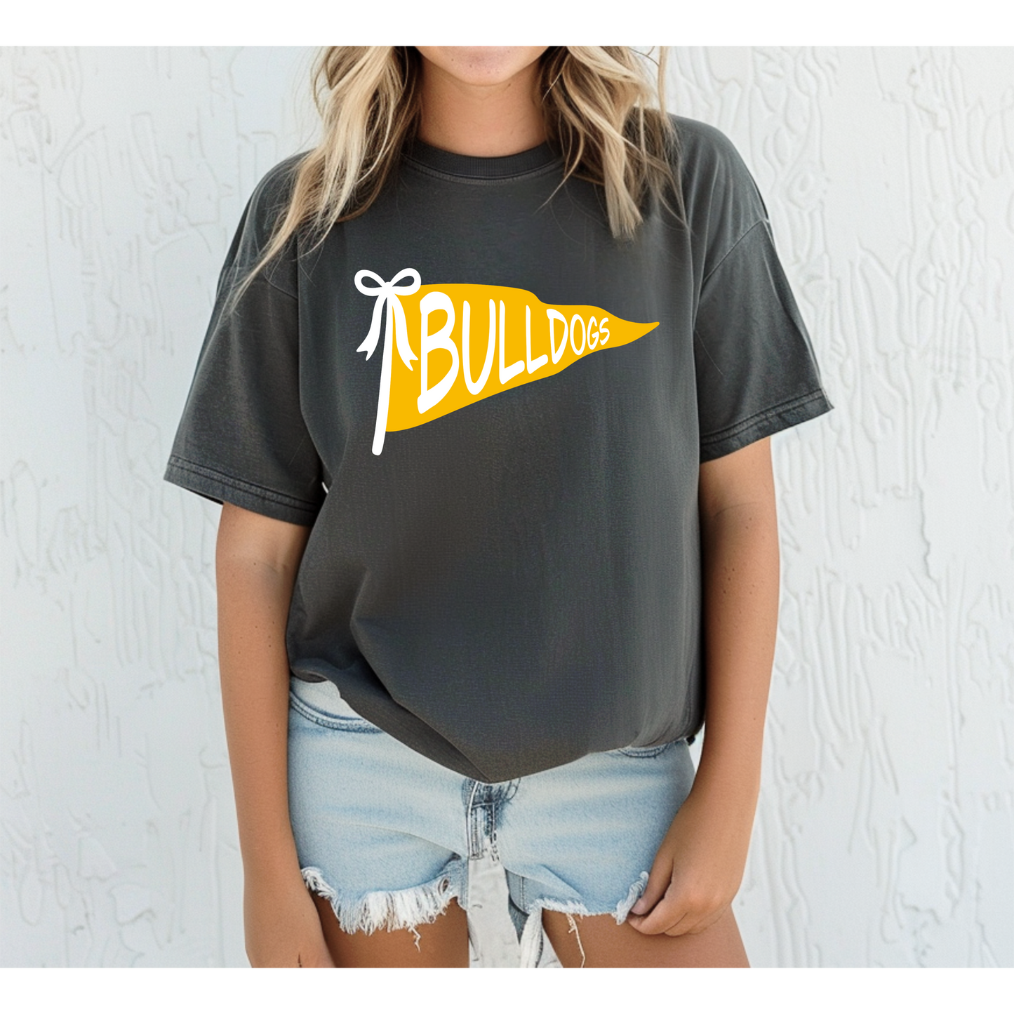 Bulldog Pennant Tee