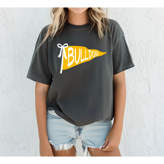 Bulldog Pennant Tee
