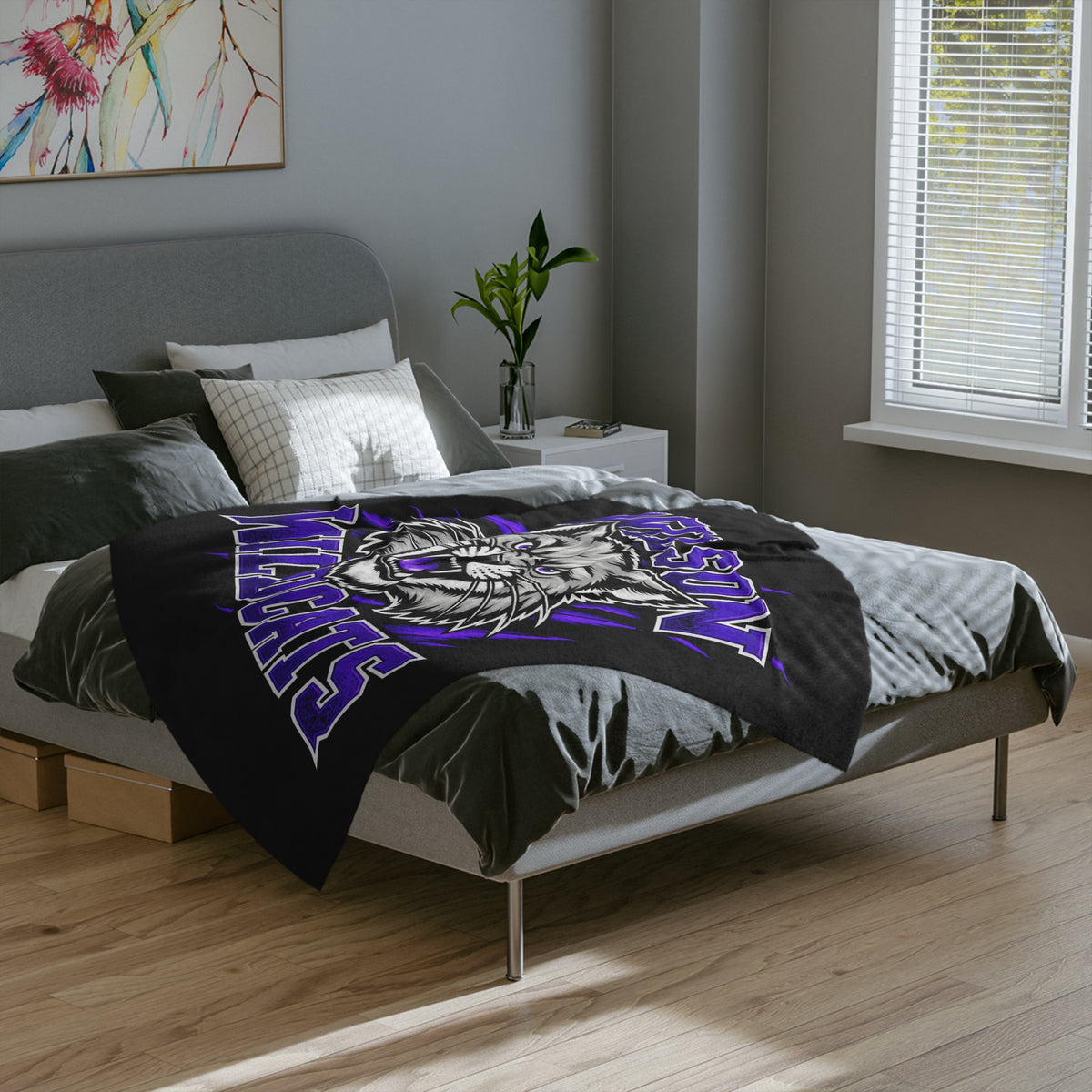 Wilson Wildcats Super Soft Spirit Blanket | 50" x 60"