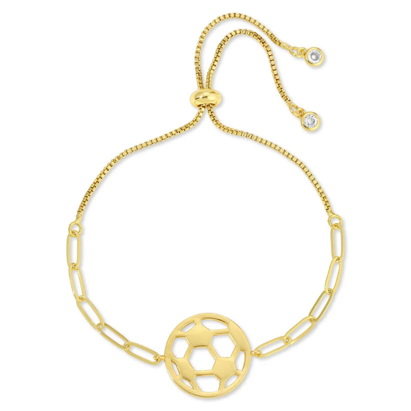 Brynn Soccer Charm Bracelet