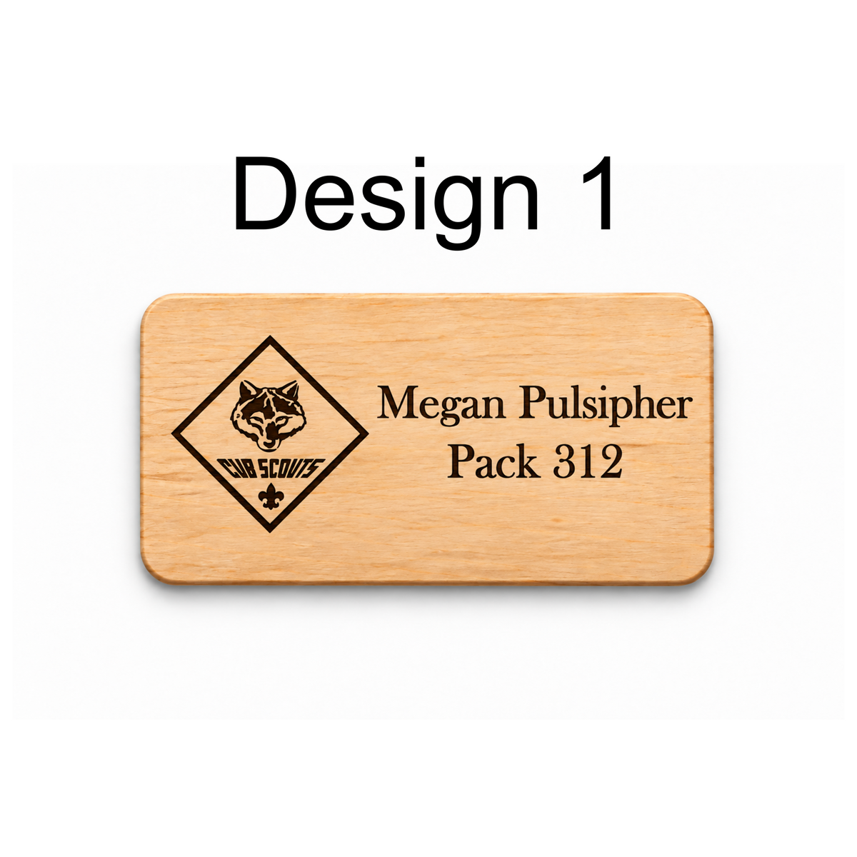 Scout Name Badges