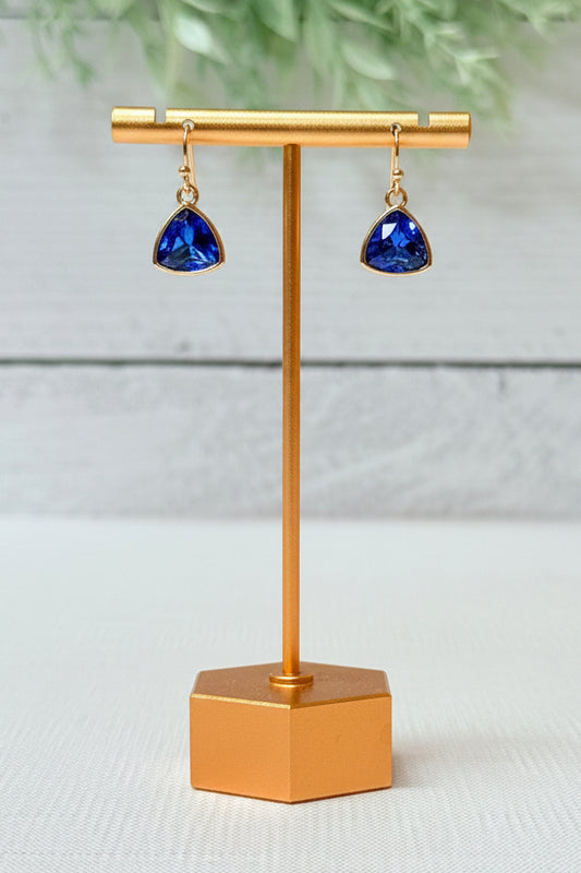 Camille gemstone Drop Earring | Blue