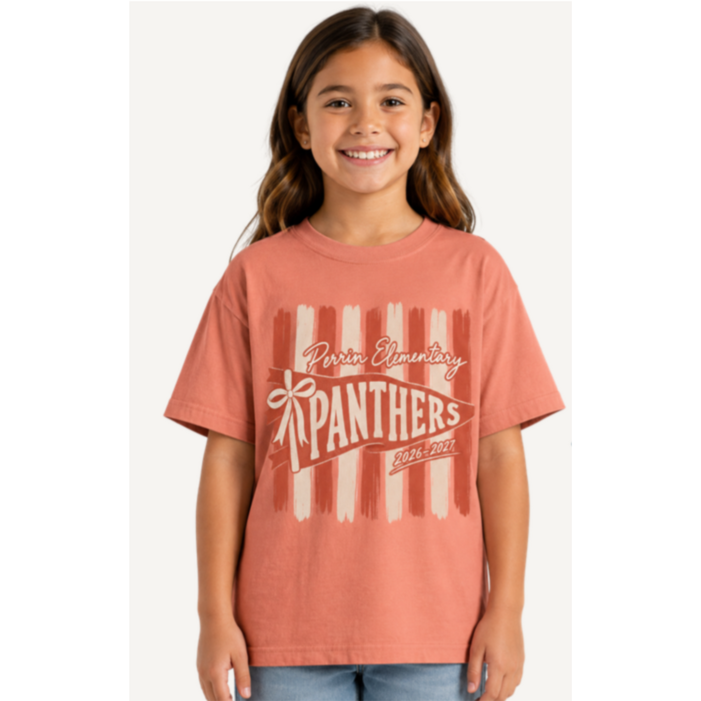 Vintage School Spirit Tee | Light Orange