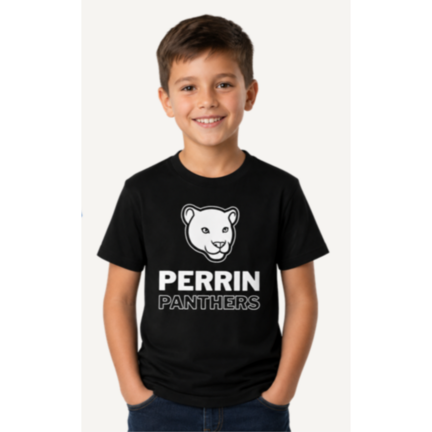 Classic Perrin Panthers Tee | Black