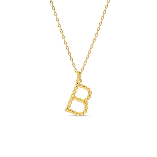 Haley Dainty Gold Initial Necklace