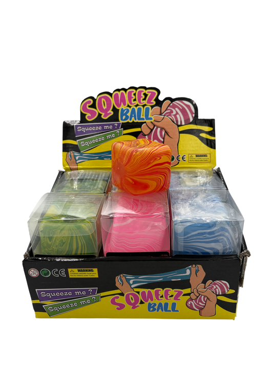 Tie-Dye Squeezy Cube 12ct PDQ