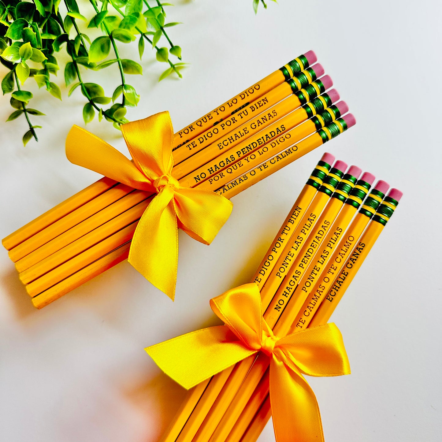 Individual Personalized Yellow Ticonderoga Pencils