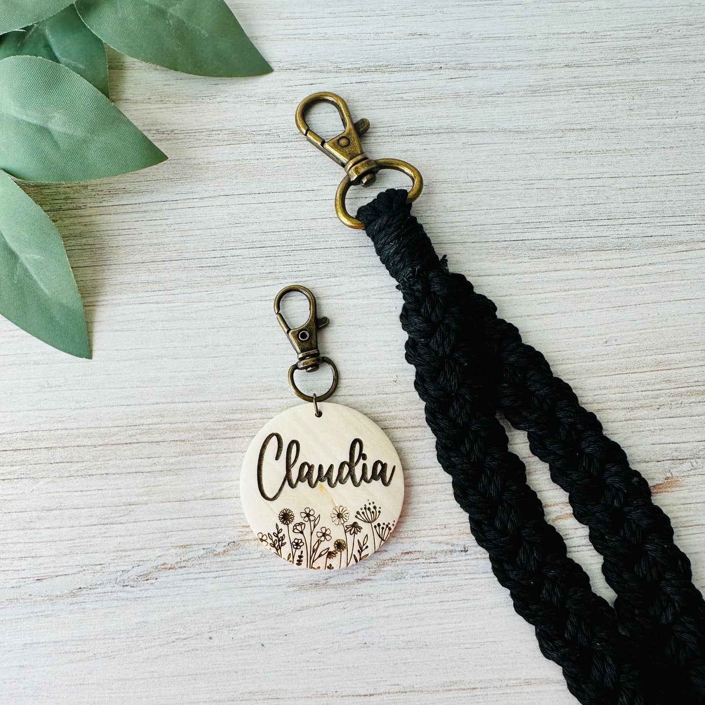 Personalized Boho Wristlet